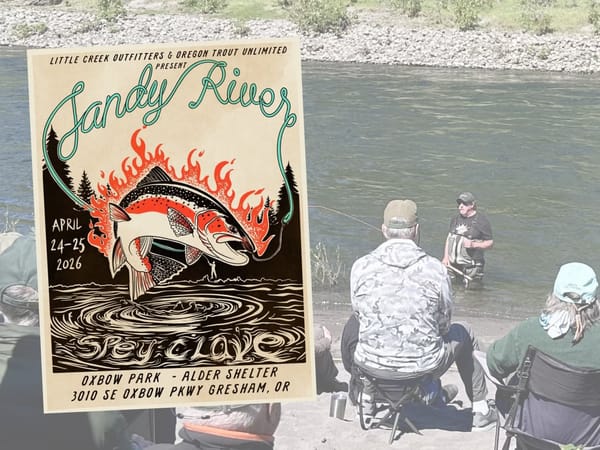 The spey is strong out here